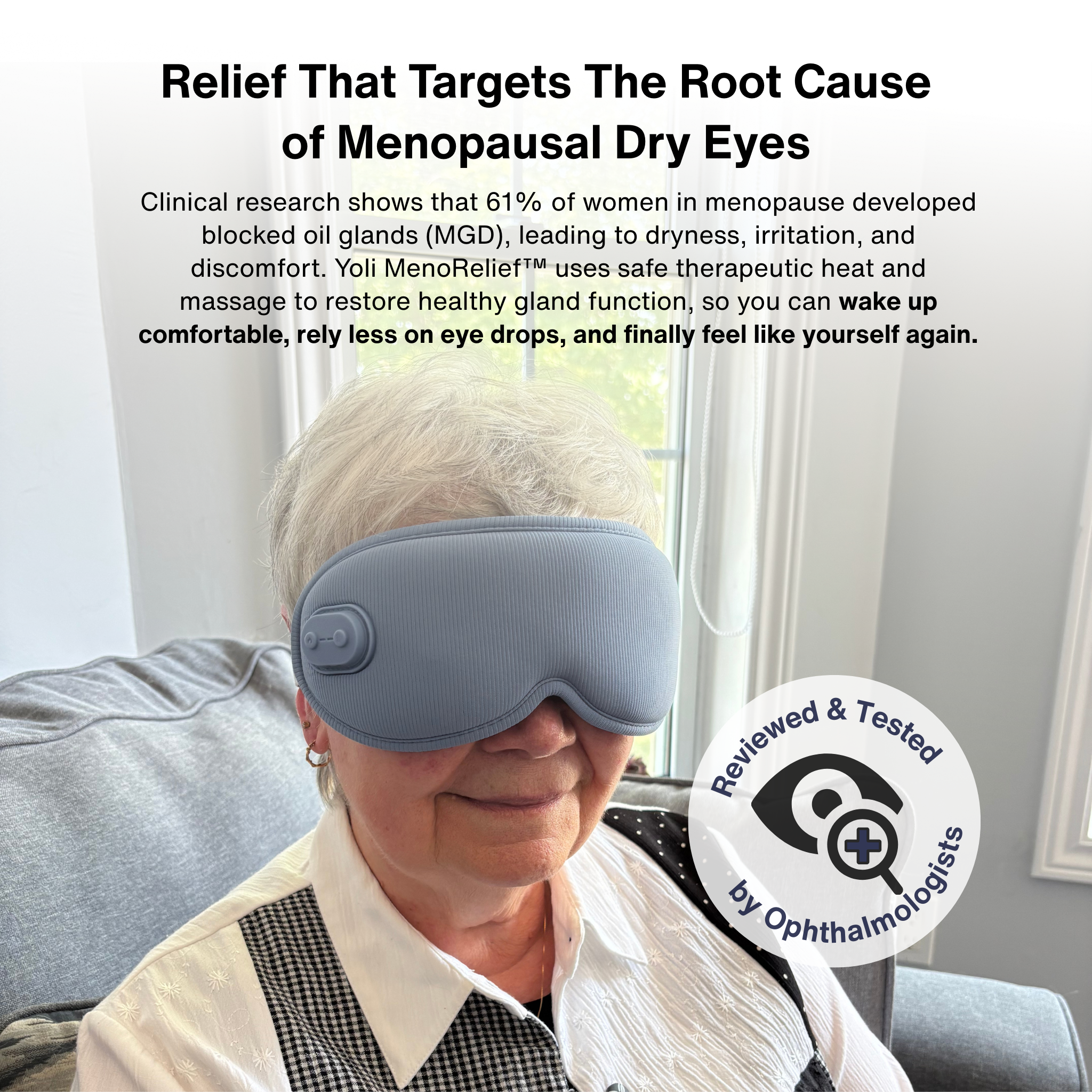 Yoli MenoRelief™ Eye Mask
